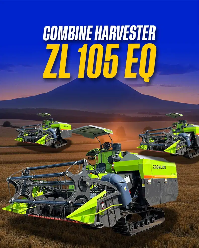 ZOOMLION COMBINE HARVESTER ZL 105-EQ