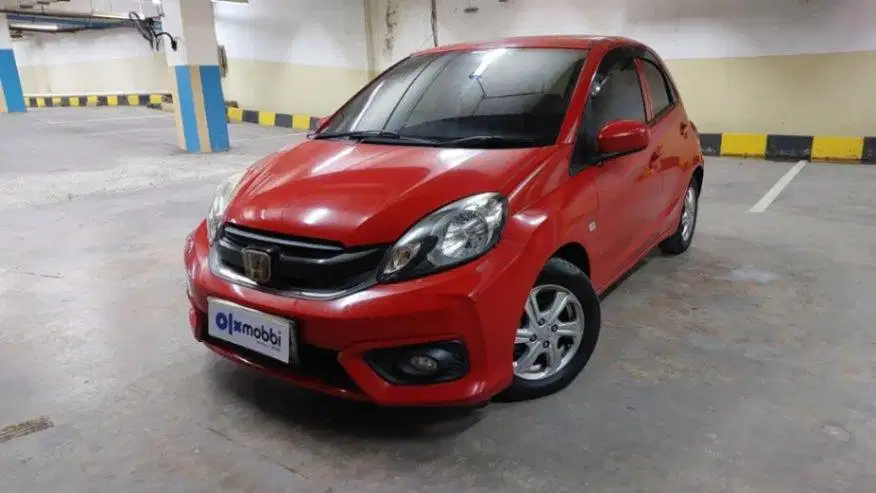 DP Rendah  7JT - Honda Brio Satya 1.2 E Bensin-AT 2018 Merah