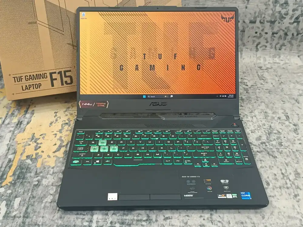 Asus TUF F15 Core i7-11800H 8GB 512GB RTX 3050 4GB 75W Fulset Like New