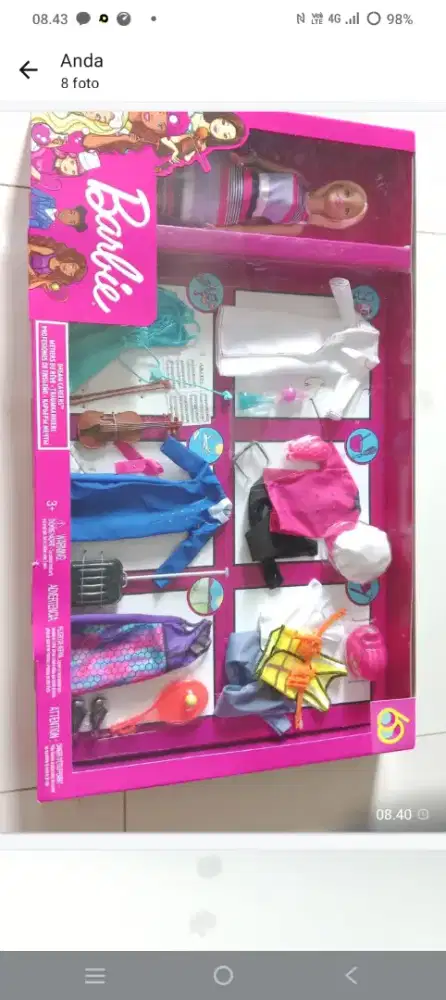 Barbie gw m 97  dreams career profesional kotak panjang