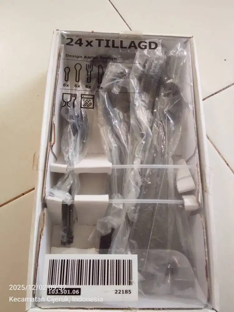 Jual sendok merek ikea, jenis sendok makan, umur 6 bulan pemakaian