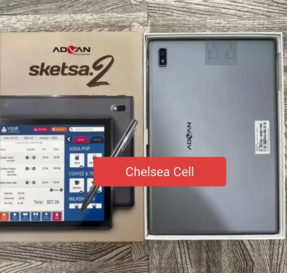Murah Tab Advan sketsa 2 4/64 lkp mulus, bs TT