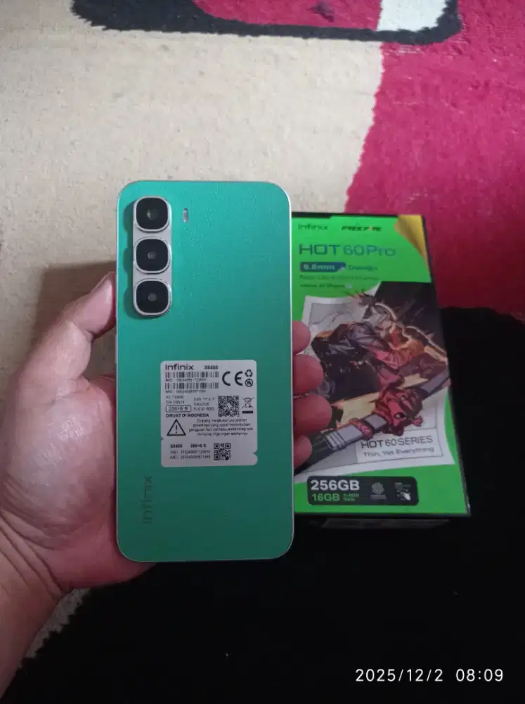 BISMILLAH INFINIX HOT 60 PRO RAM 8/256 FULSET MULUS