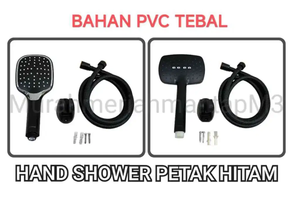 SHOWER MANDI / HAND SHOWER MANDI / SHOWER PETAK HITAM