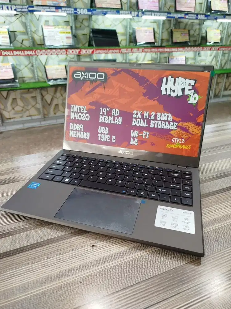 PROMO LAPTOP NEW || AXIOO HYPE 10 || DANA PELAJAR || BISA KREDIT