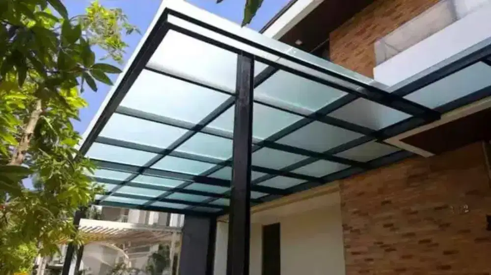 Canopy atap kaca