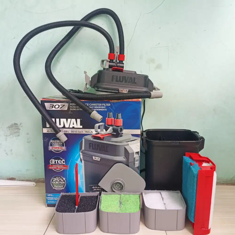 Fluval 307 Canister Filter (90L - 330L Tank)