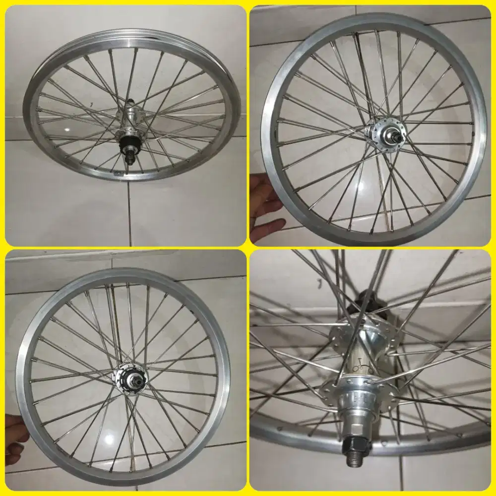 Rear only Wheelset brompton origi external 2s 2nd good cond net price