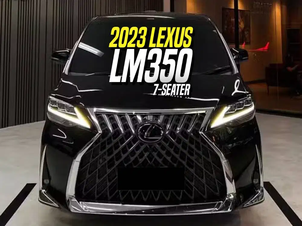 Lexus LM350 2023 7-Seater Black Hitam LM 350 7Seater