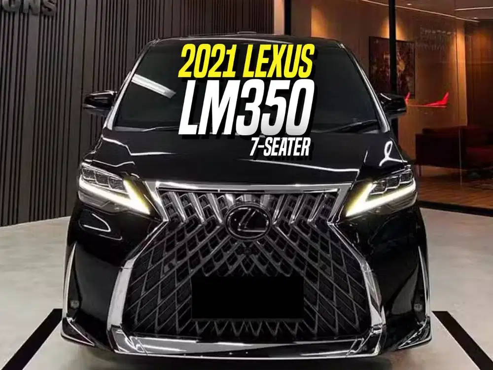 Lexus LM350 2021 NIK 2020 7-Seater Black Hitam LM 350 7Seater