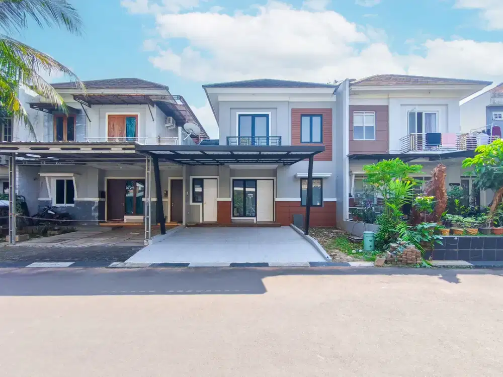 Rumah 2 Carport 15 menit ke RS Hermina Mekarsari SHM Siap Huni J-33551