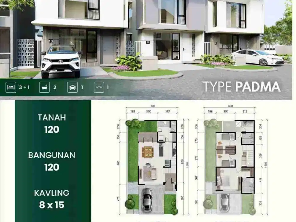 Siap Huni Tipe Padma - Bukit Baruga