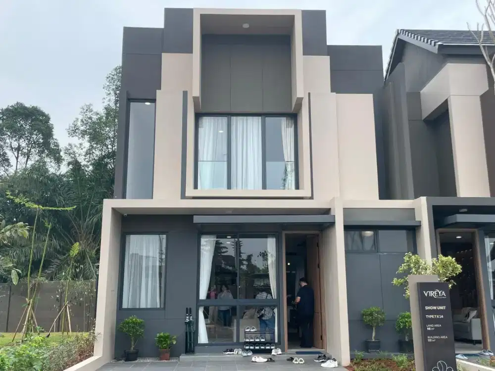 JUAL Rumah Cantik Cluster Vireya di BSD City