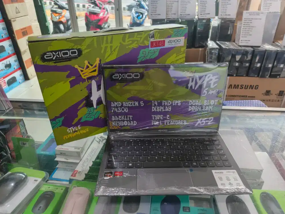 Leptop axio mybok hype X5 AMD R5 7430