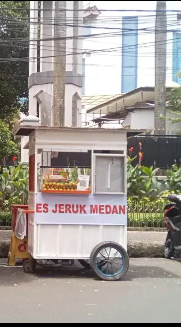 Gerobak es jeruk / es teh