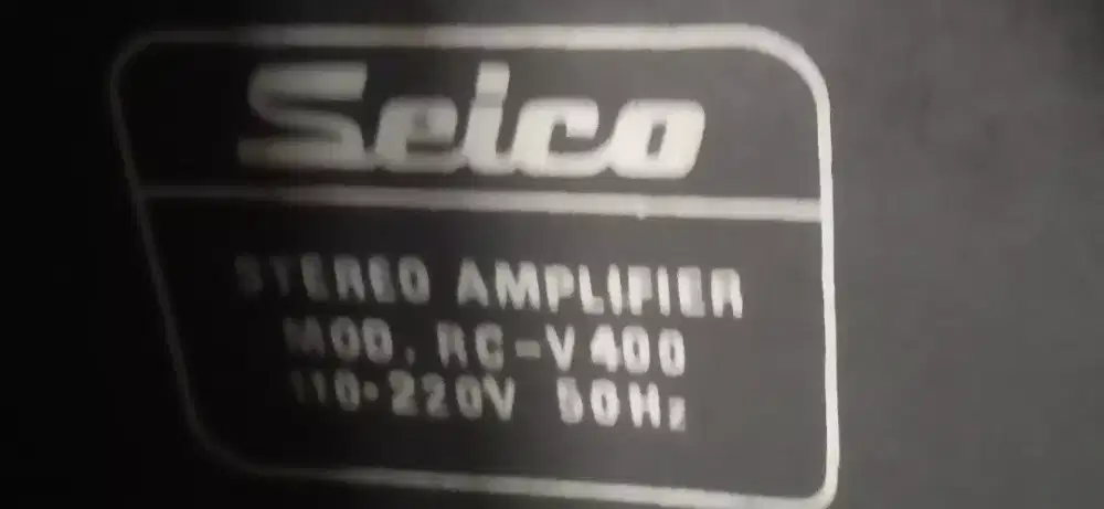 Amplifier seico jadul