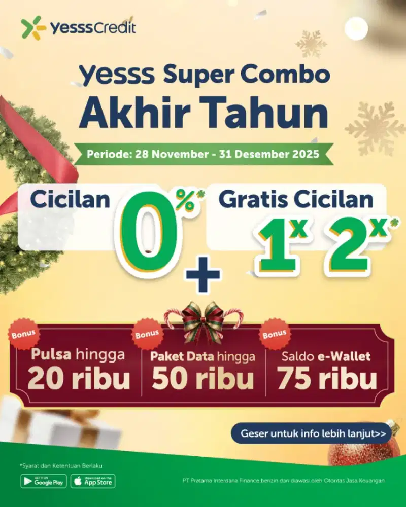 Promo akhir tahun all type handphone