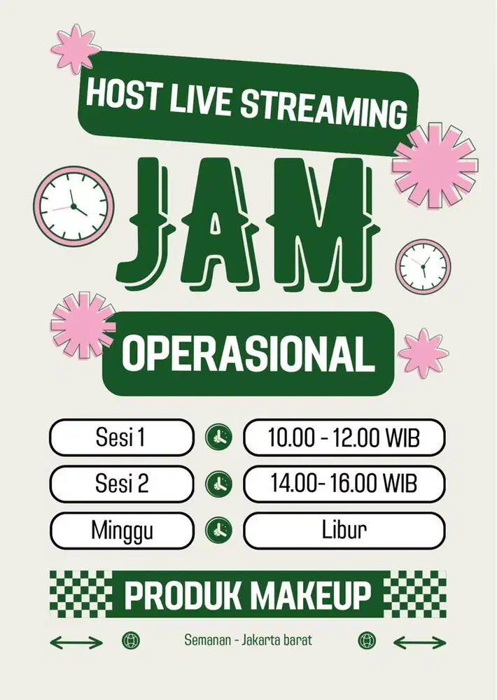 Dibutuhkan segera host live streaming