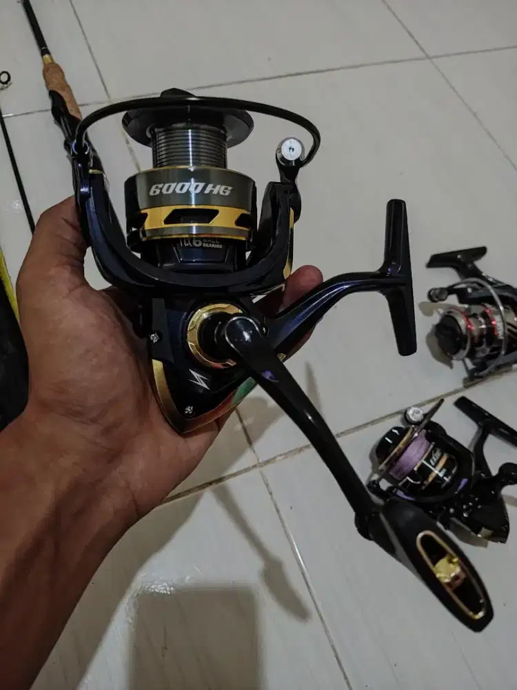 Reel katrol pancing 6000 Besi Smooth BARU