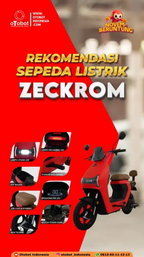 SEPEDA LISTRIK ZECKCROM