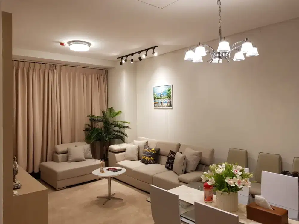 Full Furnished Sudirman Suites Apartment for Rent (98 M²)