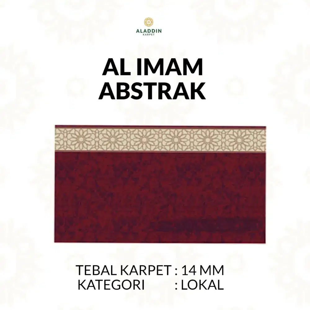 Jual karpet masjid lokal