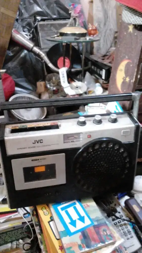 Tape kaset jvc jadul kondisi hidup kaset ga muter suara kresek kresek