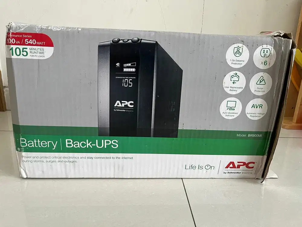 DIJUAL UPS APC BACK UPS PRO BR 900VA/540W