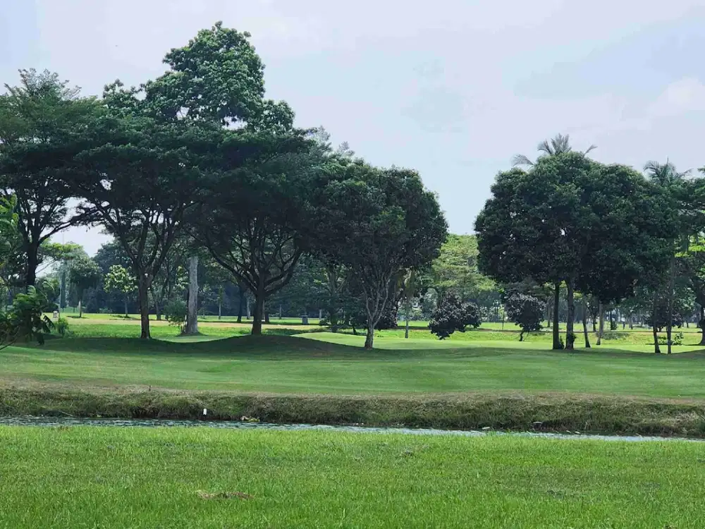 KAVLING SULTAN !! Jual Tanah Kavling view belakang langsung danau dan golf