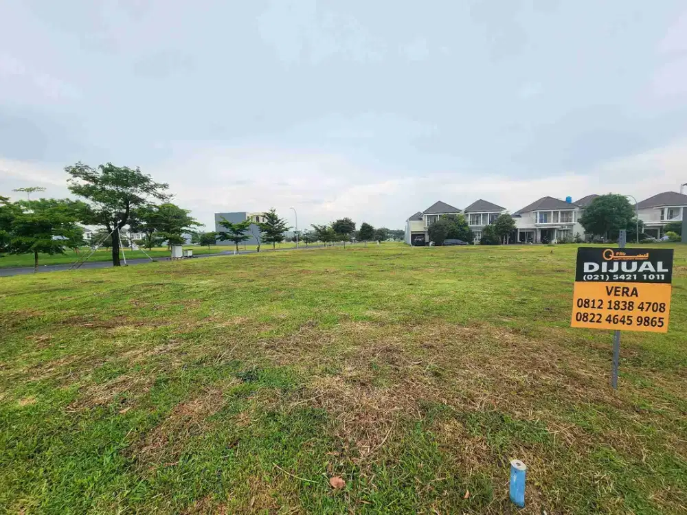 JUAL CEPAT !! Tanah Kavling Suvarna Sutera Kotak Badan 250m2