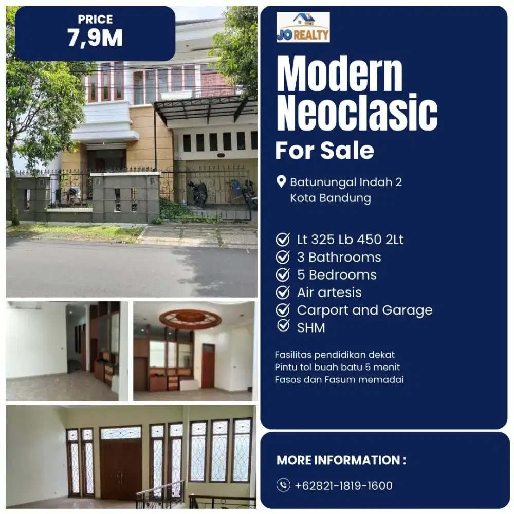 Rumah di jual, mewah, bagus, terawat, strategis, akses Tol dekat