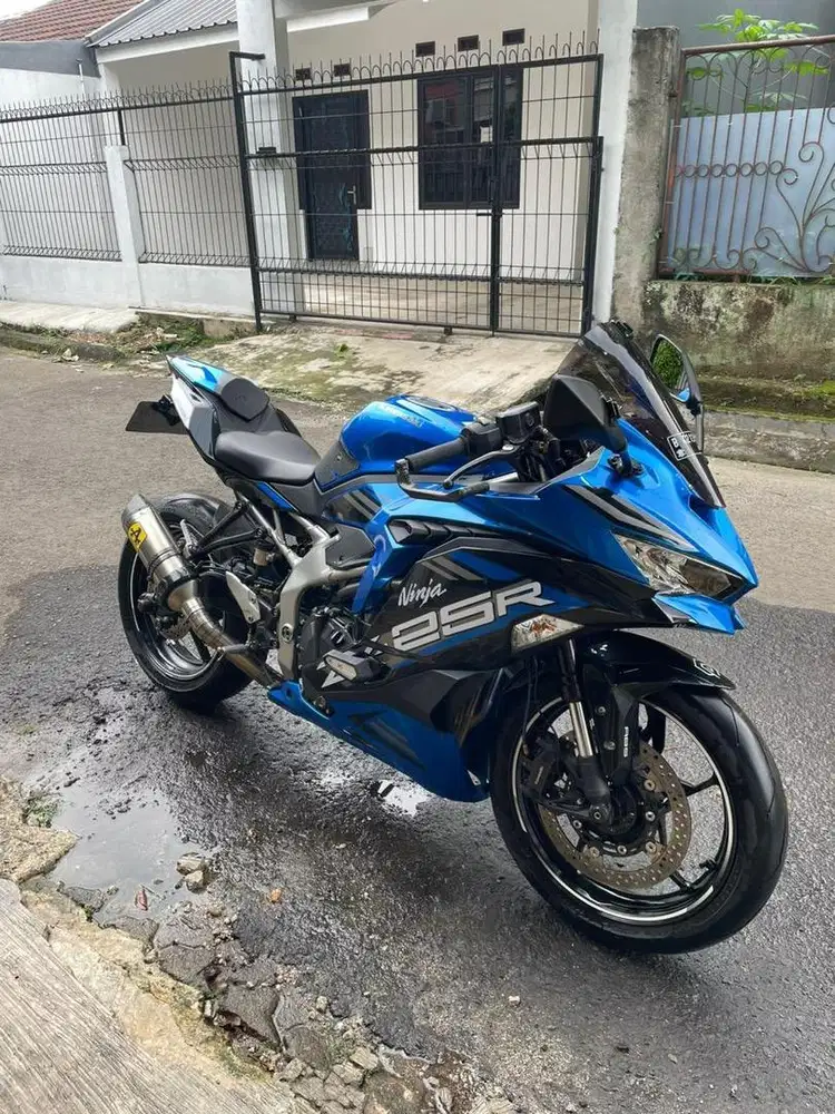 kawasaki zx25r 2021 blue plasma