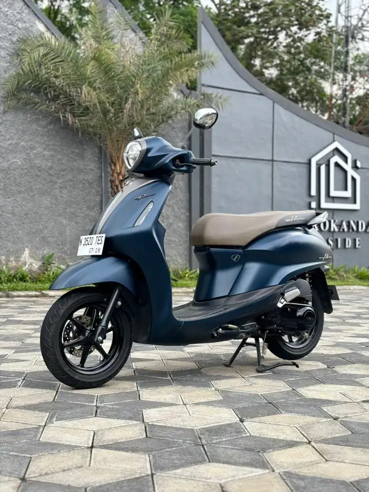 Yamaha Grand Filano Hybird 2023 Biru Doff Nopol N Koko Motor