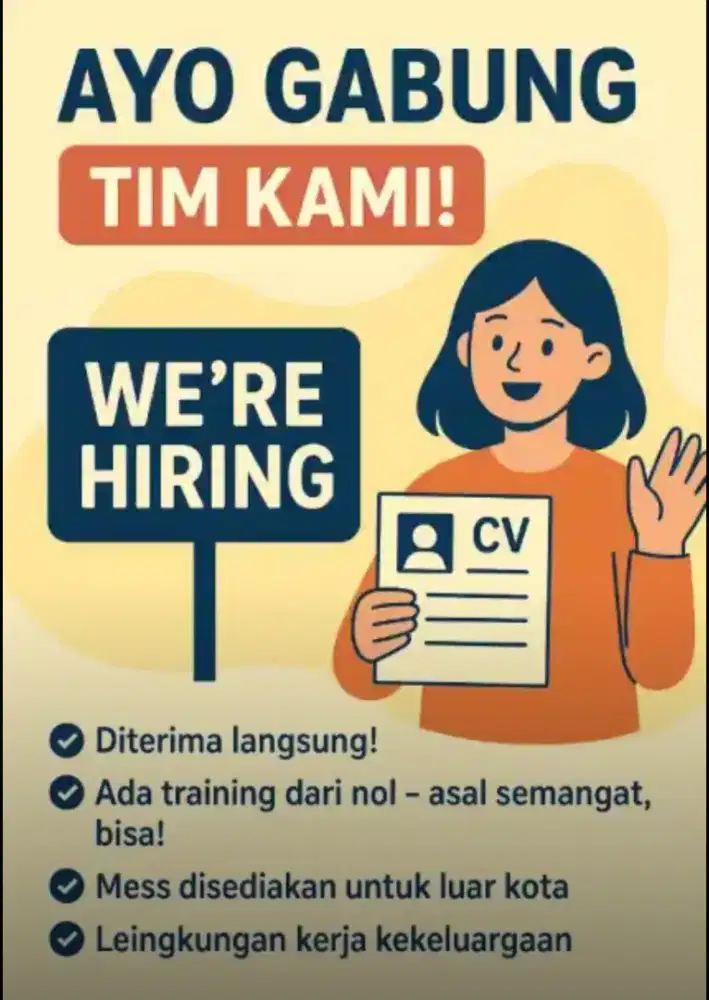loker sales peralatan rumah tangga bandung dan sekitarnya