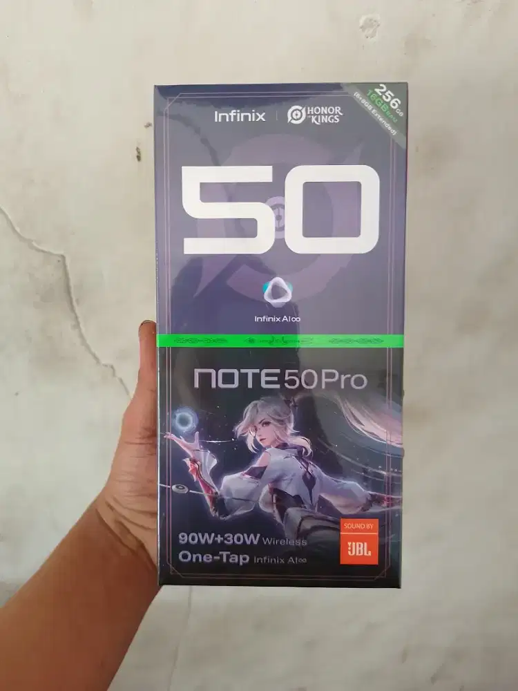 New note 50 pro 8/256 garansi resmi