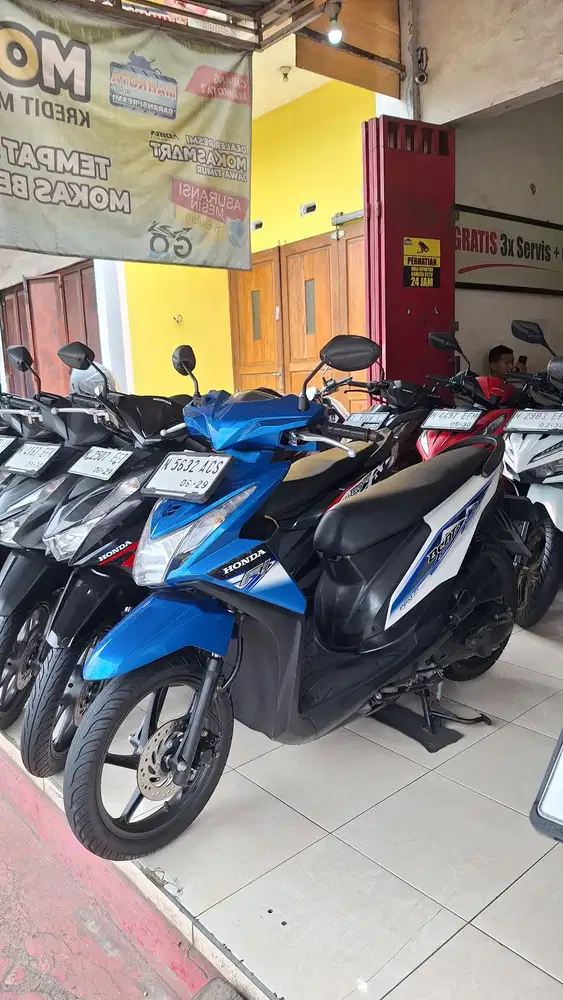 Honda Beat Fi Tahun 2014 Siap Pakai Minus Pemakaian Servis Gratis