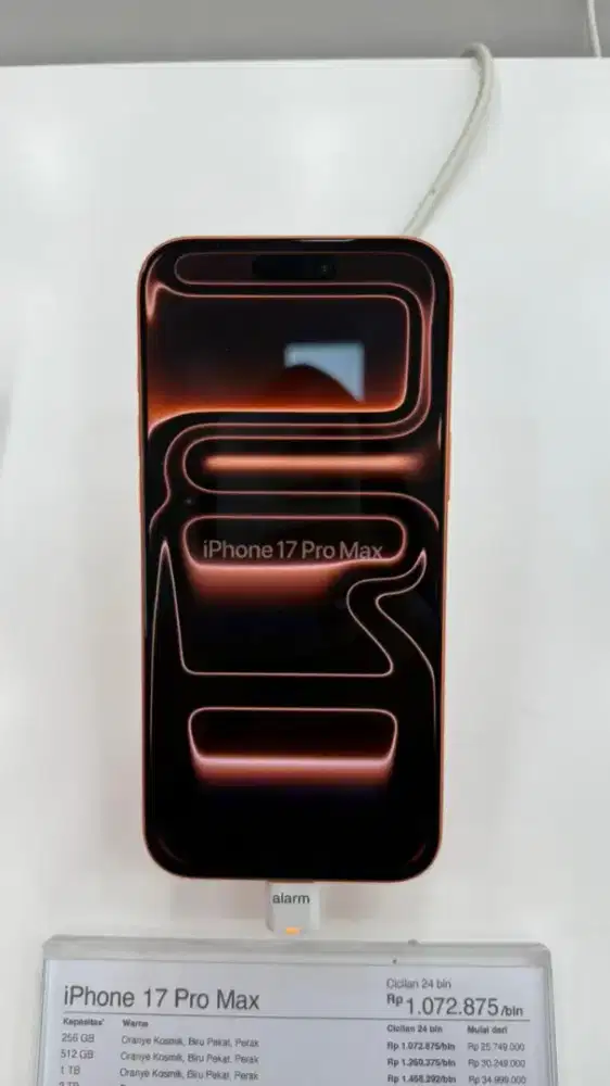Promo cicilan IPhone 17 pro max 256 Bunga 0% fre 2x cicilan