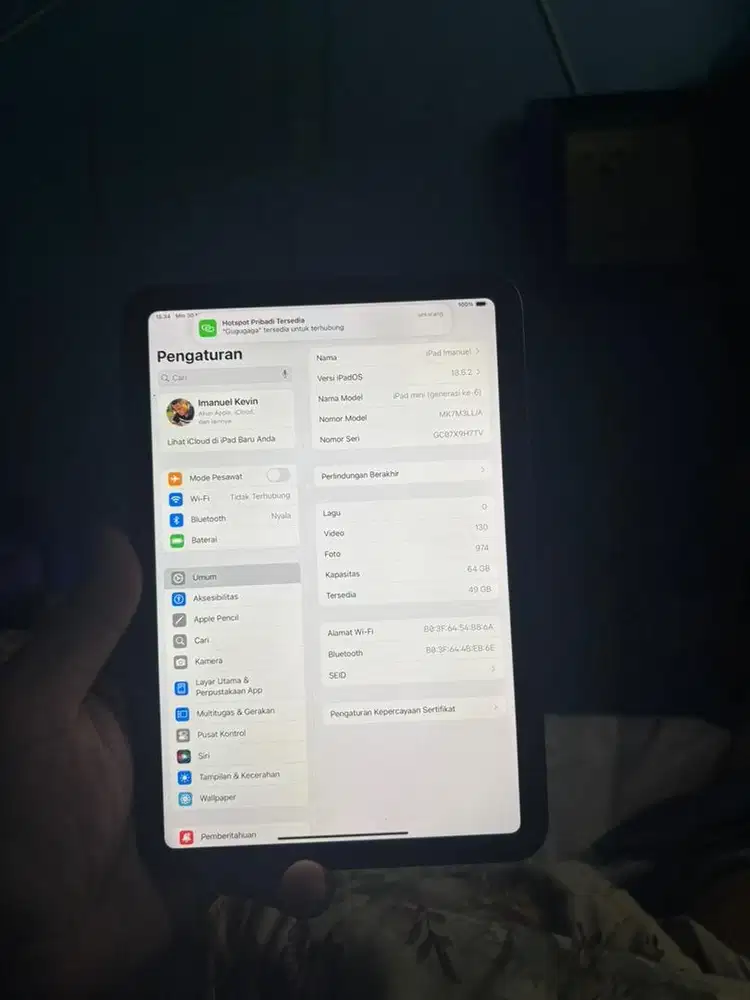 Ipad Mini 6 64GB Inter