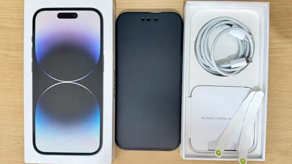 APPLE iPHONE PRO 14 HITAM 512 GB LIKE NEW