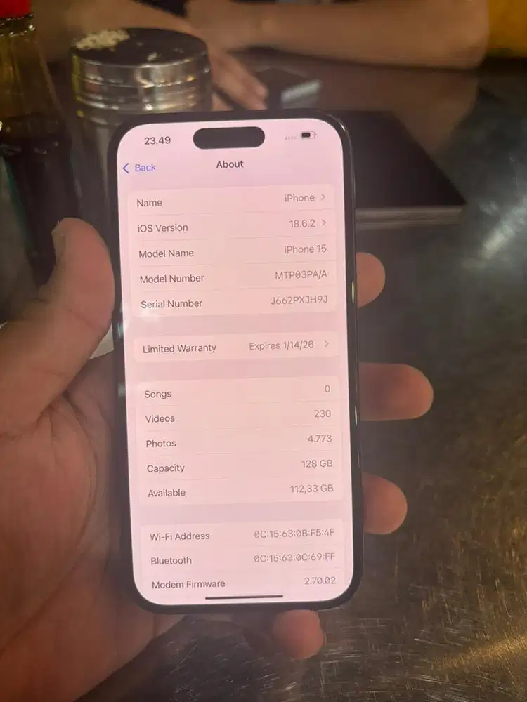 Iphone 15 128GB Ibox