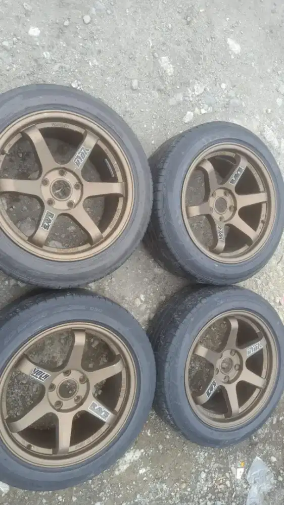 Jual Velg Volk Rays TE37 R17 PCD 5X114 Celong