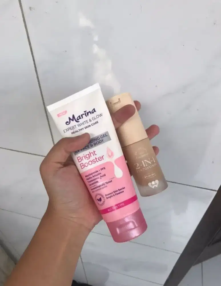 Barenbliss Foundation + Concealer & Marina take all