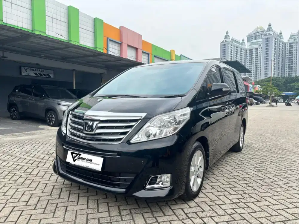 Toyota Alphard 2.4 G ATPM Pilot Seat AT Hitam 2013 KM 70rban ANTIK