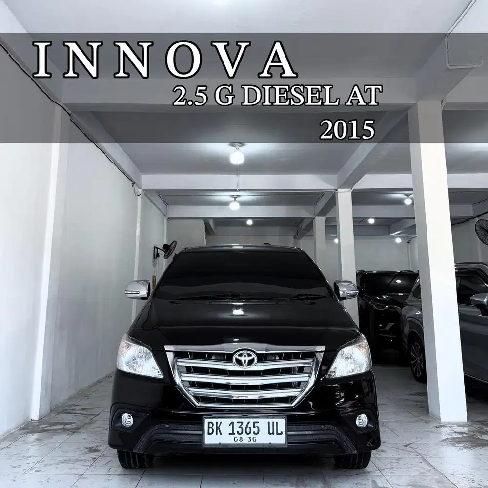 [DP 55JT‼️] KIJANG INNOVA 2.5 G MATIC DIESEL 2015 pmk 2016