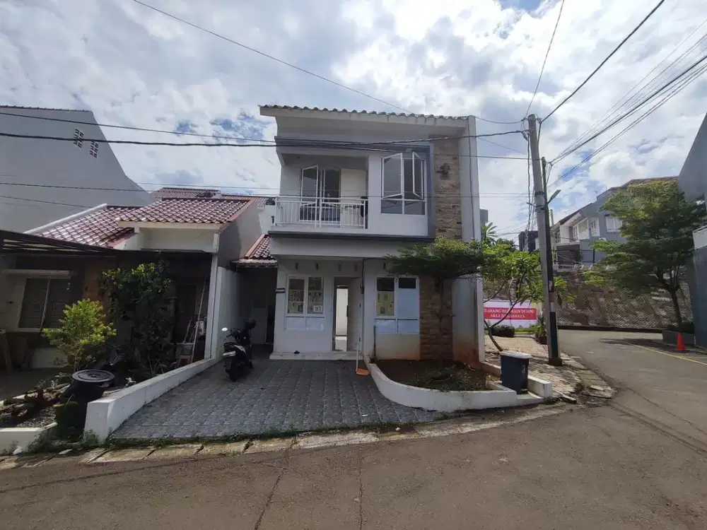 Rumah Hook 2 Lantai 7 Menit ke RSU Hermina Depok Dibantu KPR J-34160