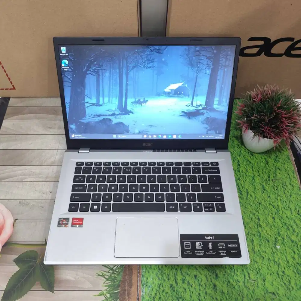 LAPTOP ACER ASPIRE 3 A314-23M AMD RYZEN 5 7520U RAM 8GB SSD 512GB