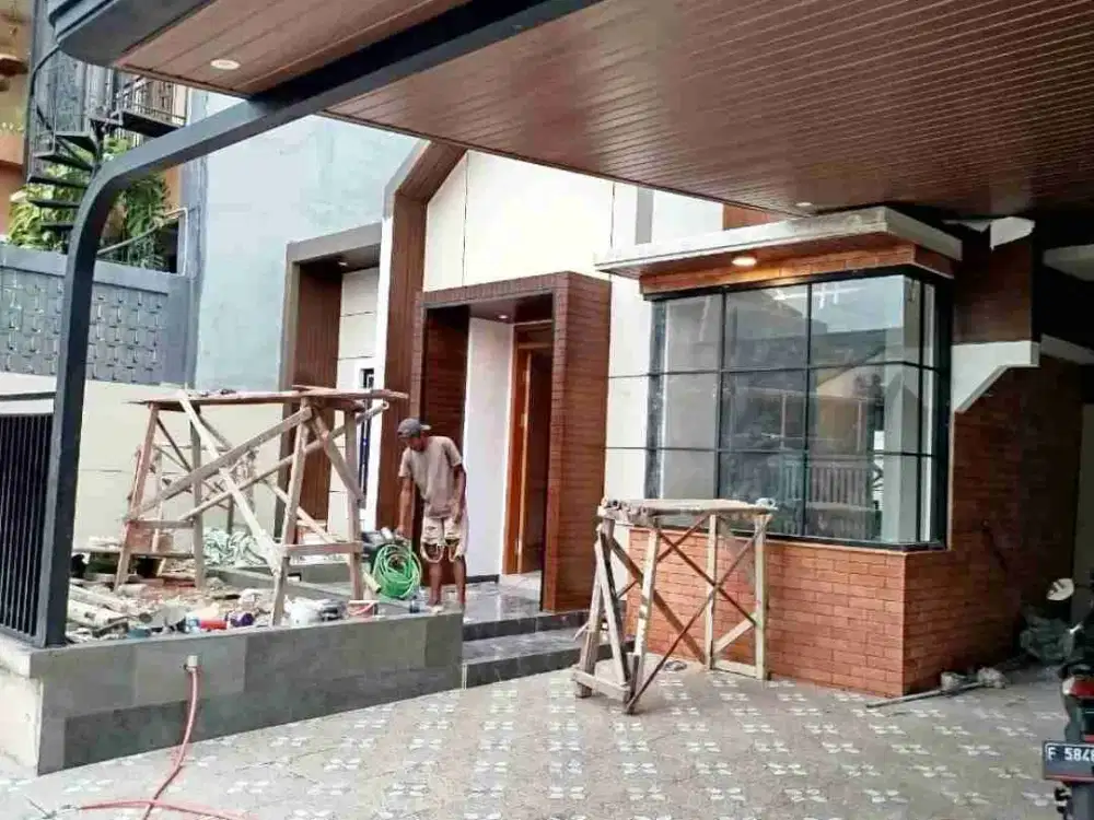 DIJUAL RUMAH 1LANTAI, TAHAP FINISHING DG TANAH YG LUAS POSISI STRATEGIS, KENCANALOKA BSD