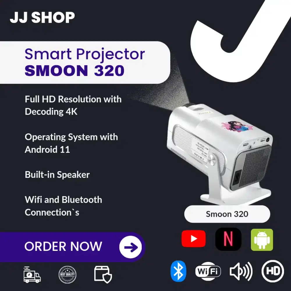 SMART PROYEKTOR SMOON 320 ANDROID 11