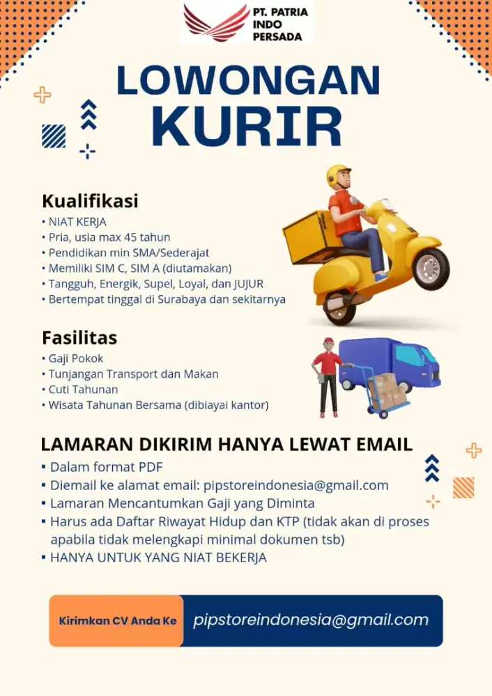 Lowongan Kurir Pengiriman