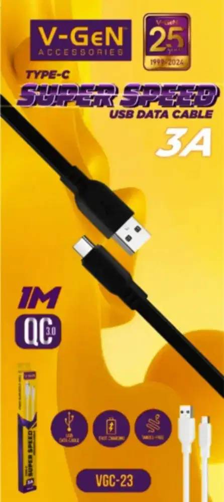 V-Gen kabel data USB TYPE-C VGC-23
